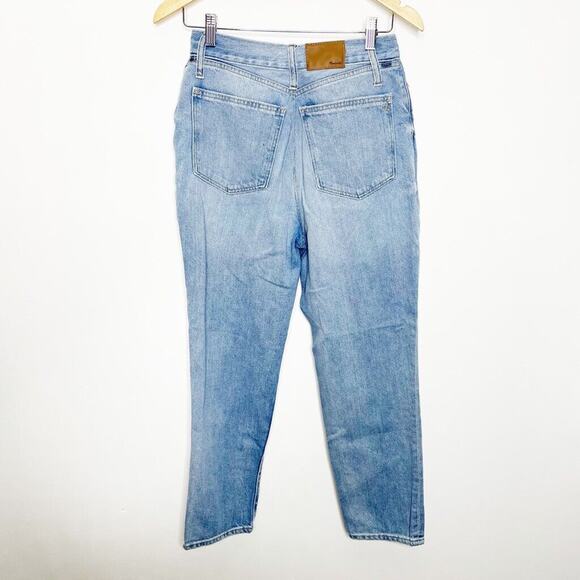 Madewell The Momjean Gilford Wash Ripped Edition high rise AJ214 women's 28 - Picture 5 of 8